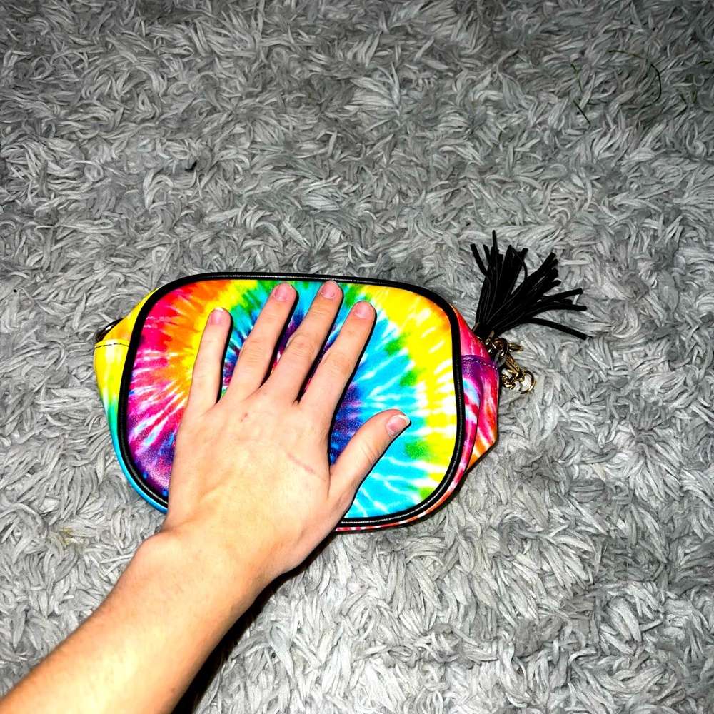 Tie dye crossbody purse
